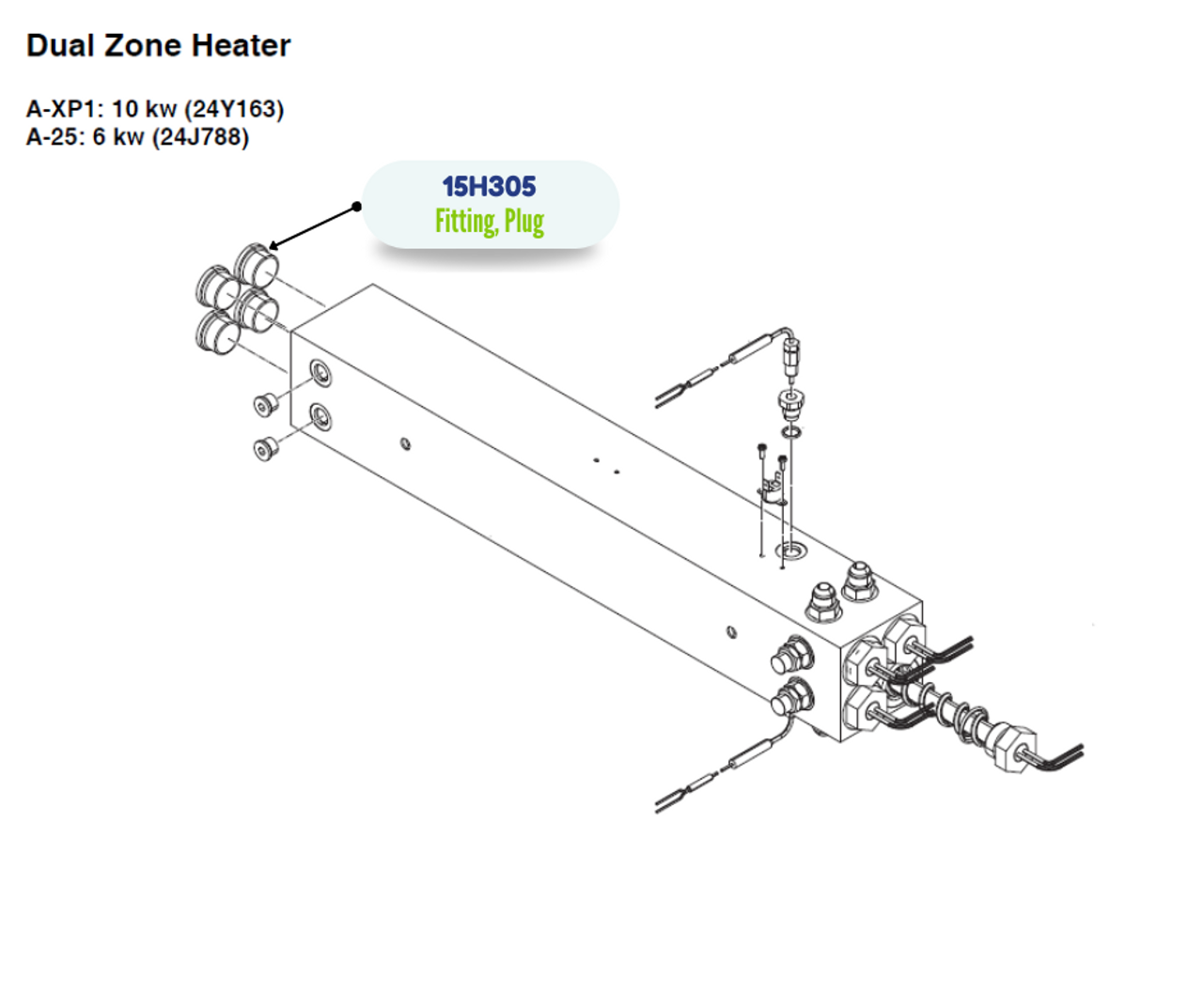 GRACO HOLLOW HEX PLUG FITTING (15H305)