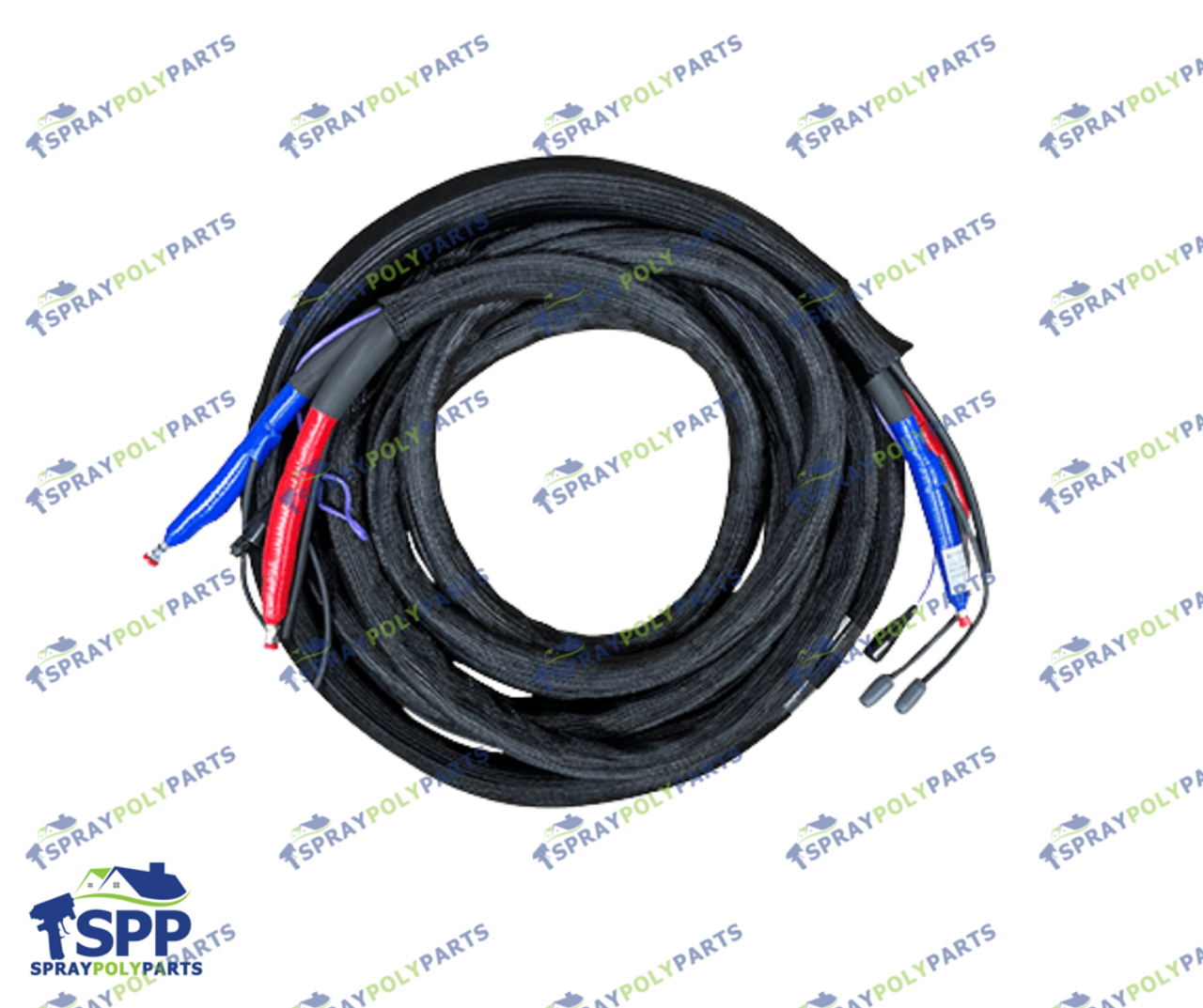 3/8x50' HOSE ASSY, LP, W/TC, W/SCUFF (200006)