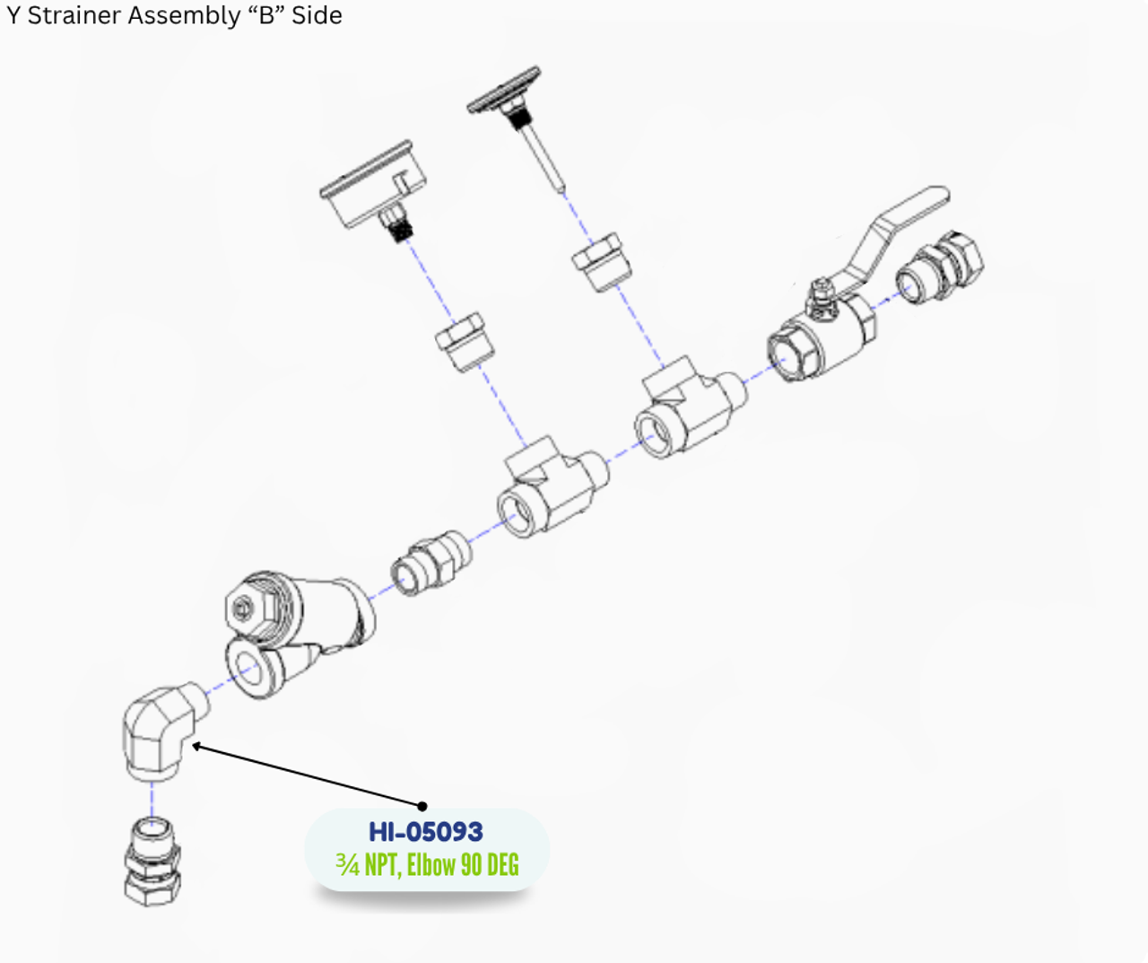 NPTM X NPTF ELBOW (HI05093)