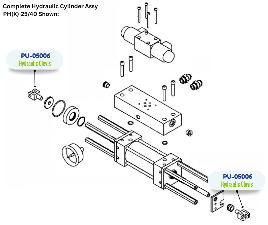 PMC HYDRAULIC CLEVIS (PU05006)