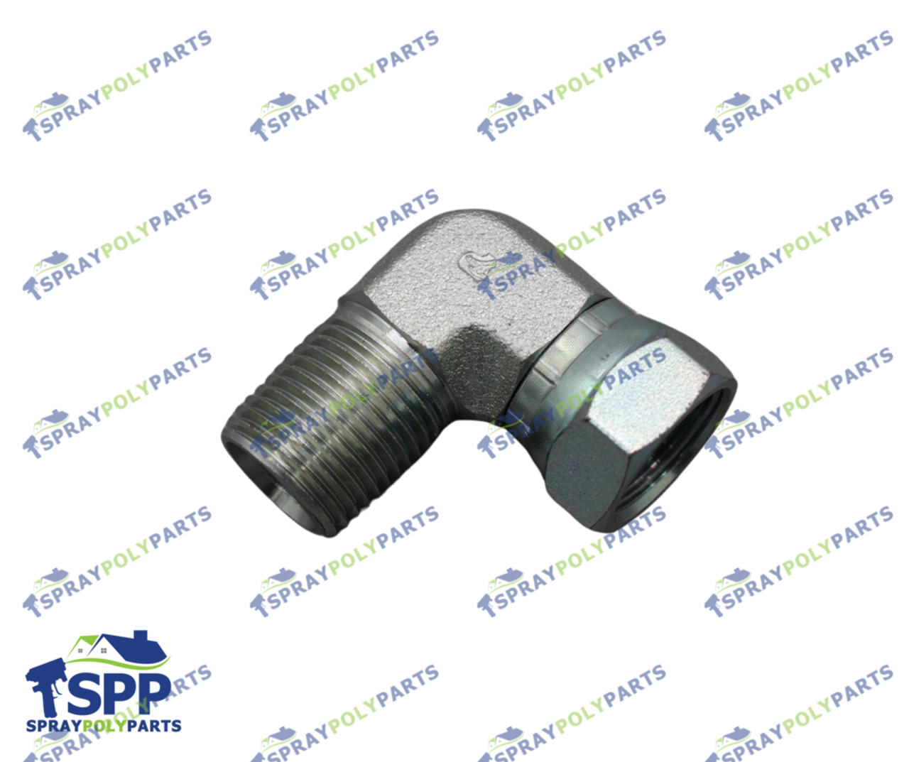 FITTING, SWIVEL, UNION 90 DEG, 1/2 NPT X 1/2 NPSM  (155470)