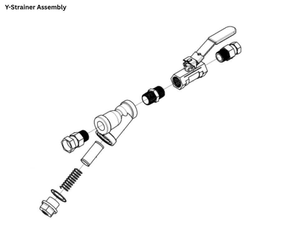 PMC YSTRAINER ASSEMBLY A SIDE