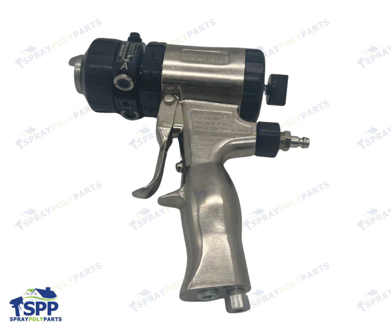 GRACO FLAT PATTERN FUSION AIRPURGE GUN W/0.024 IN (0.61 MM) ORIFICE SIZE, 0.029 IN (0.74 MM) IMPINGEMENT PORT & 810 IN (203254 MM) PATTERN SIZE (247111)