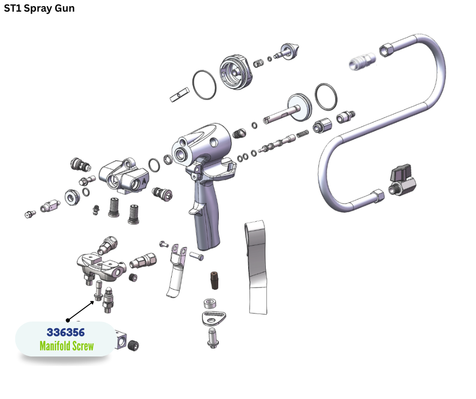 BINKS MANIFOLD SCREW 2 PK (336356)