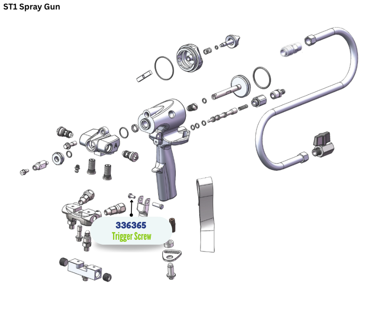 BINKS TRIGGER SCREW (336365)