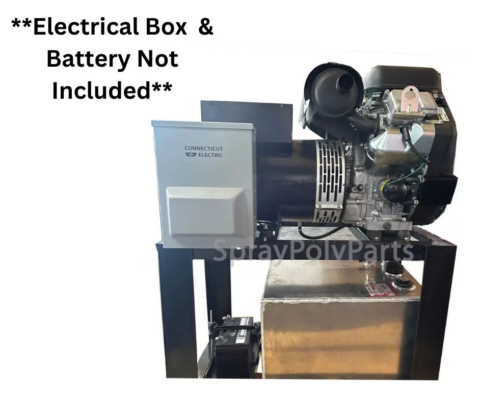  22KW 120/240V 1-PHASE  60HZ GAS GENERATOR WITH STAND (SPP22KW)