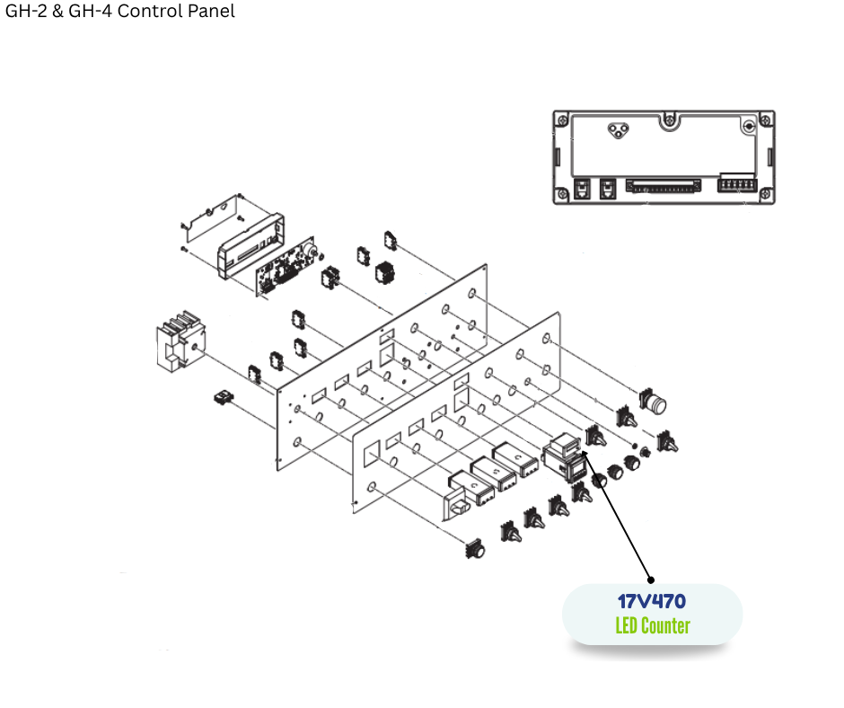 GRACO LED DISPLAY COUNTER (17V470)