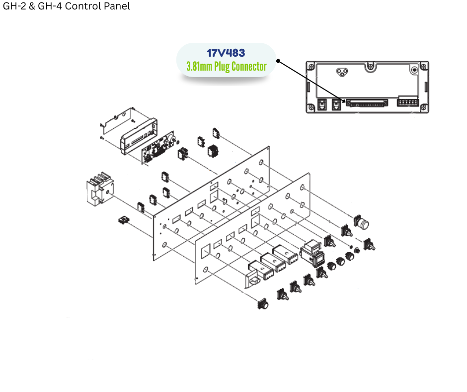 GRACO 14 POS 3.81MM CONNECTOR (17V483)