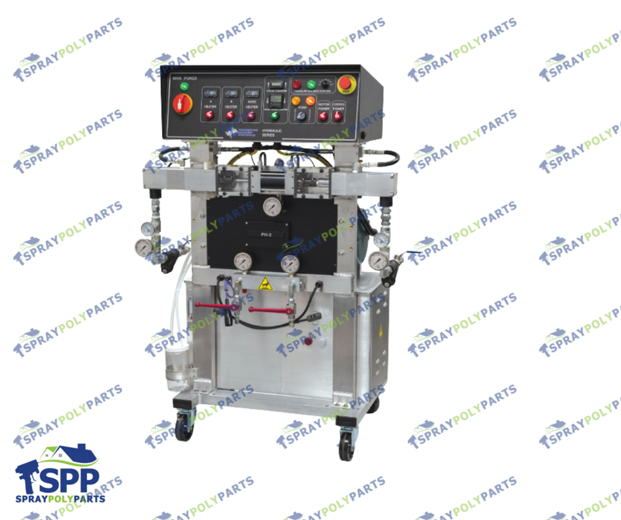 PMC PHX2 5HP SPRAY FOAM MACHINE 1 PHASE 14 KW (203391)
