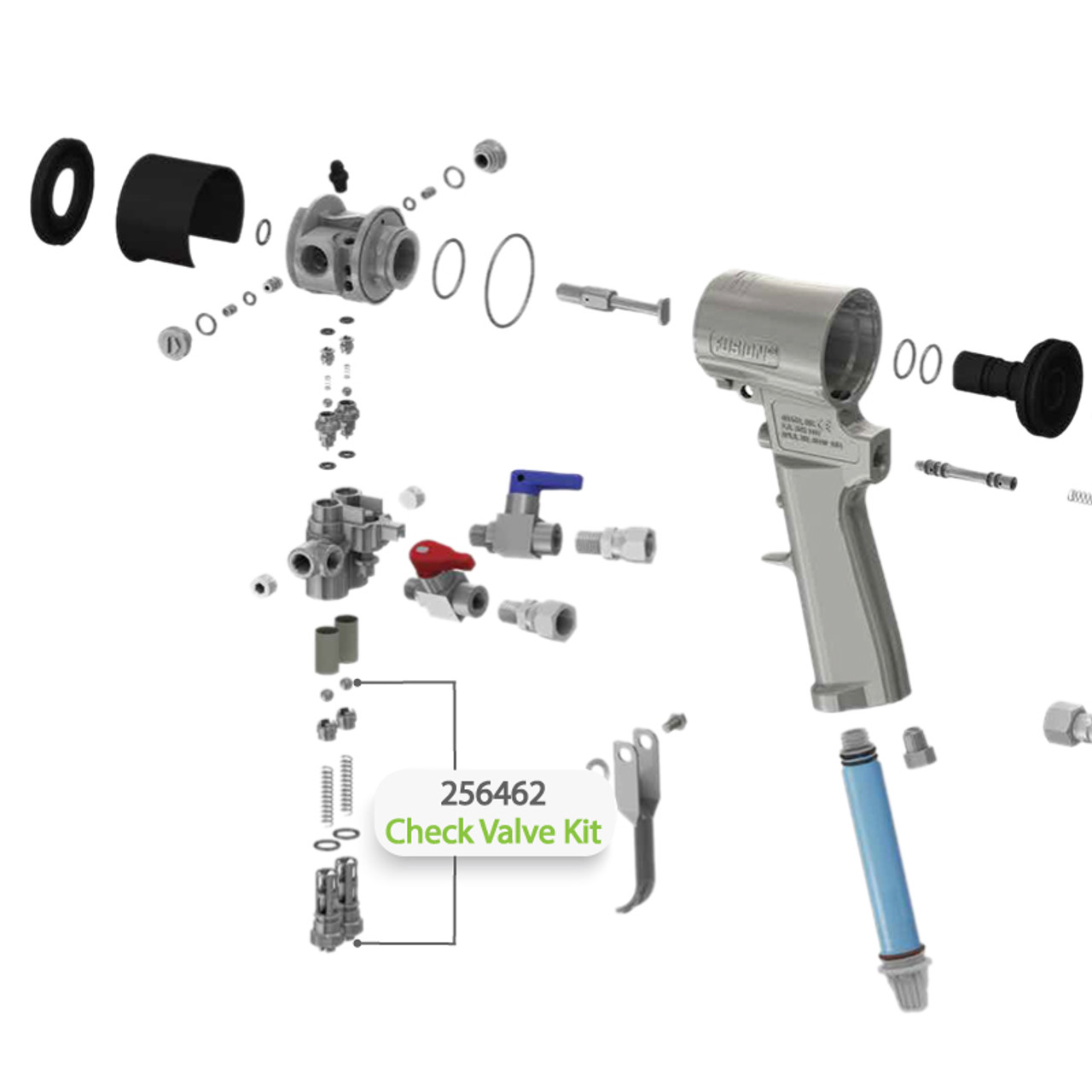 GRACO断熱吹き付けガン Graco Fusion FX Spray Gun - with Round Mix Chamber