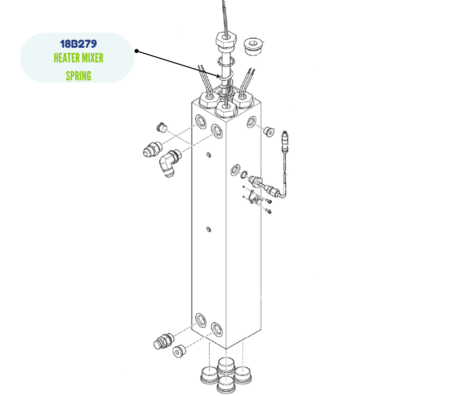 GRACO HEATER MIXER SPRING (18B279)
