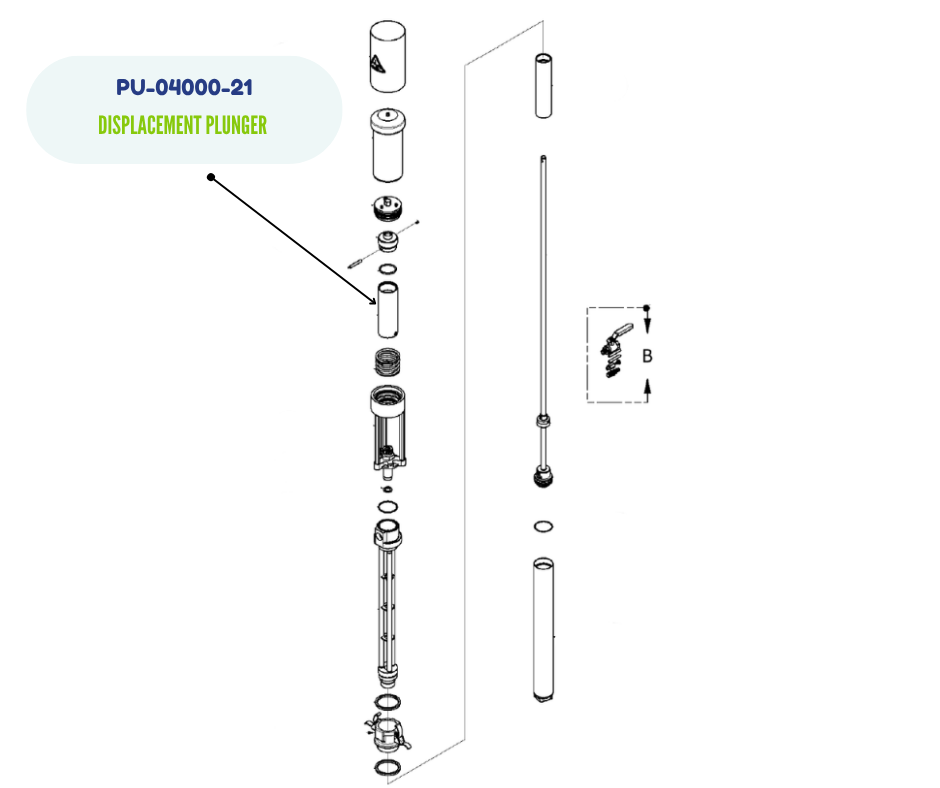 PMC Displacement Plunger (PU-04000-21)