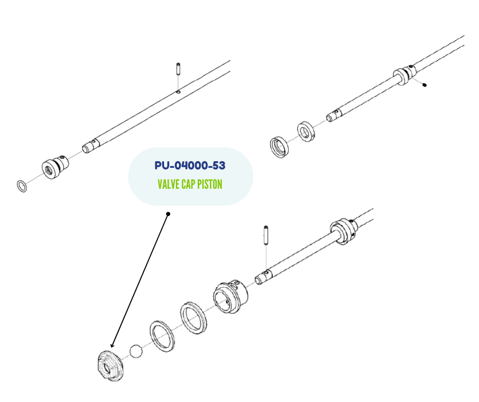 PMC VALVE CAP PISTON (PU-04000-53)