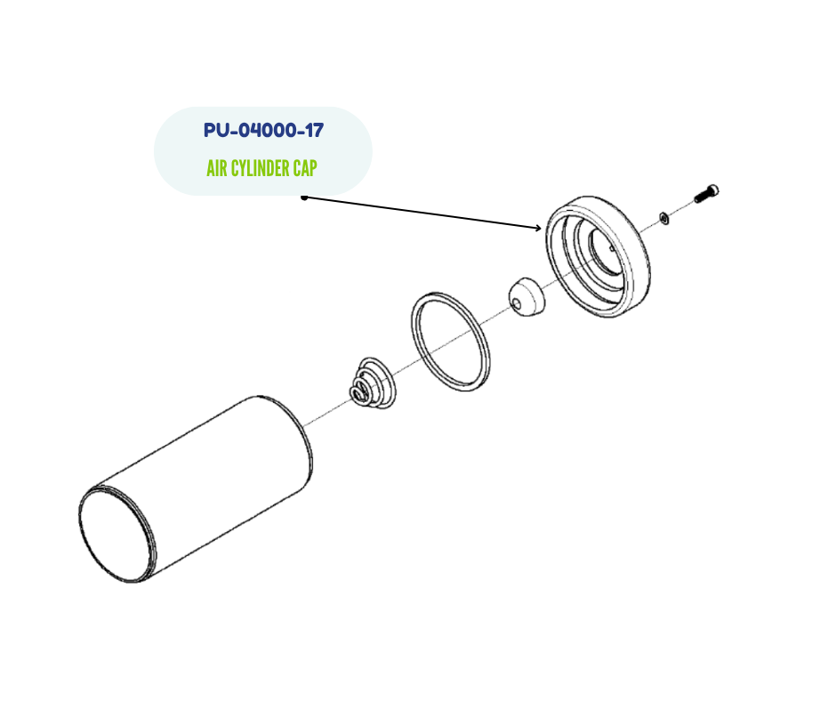 PMC Air Cylinder Cap (PU-04000-17)