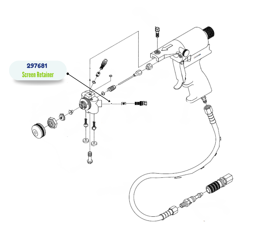 GRACO SCREEN RETAINER (297681)