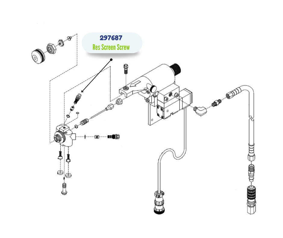 GRACO RES SCREEM SCREW (297687)