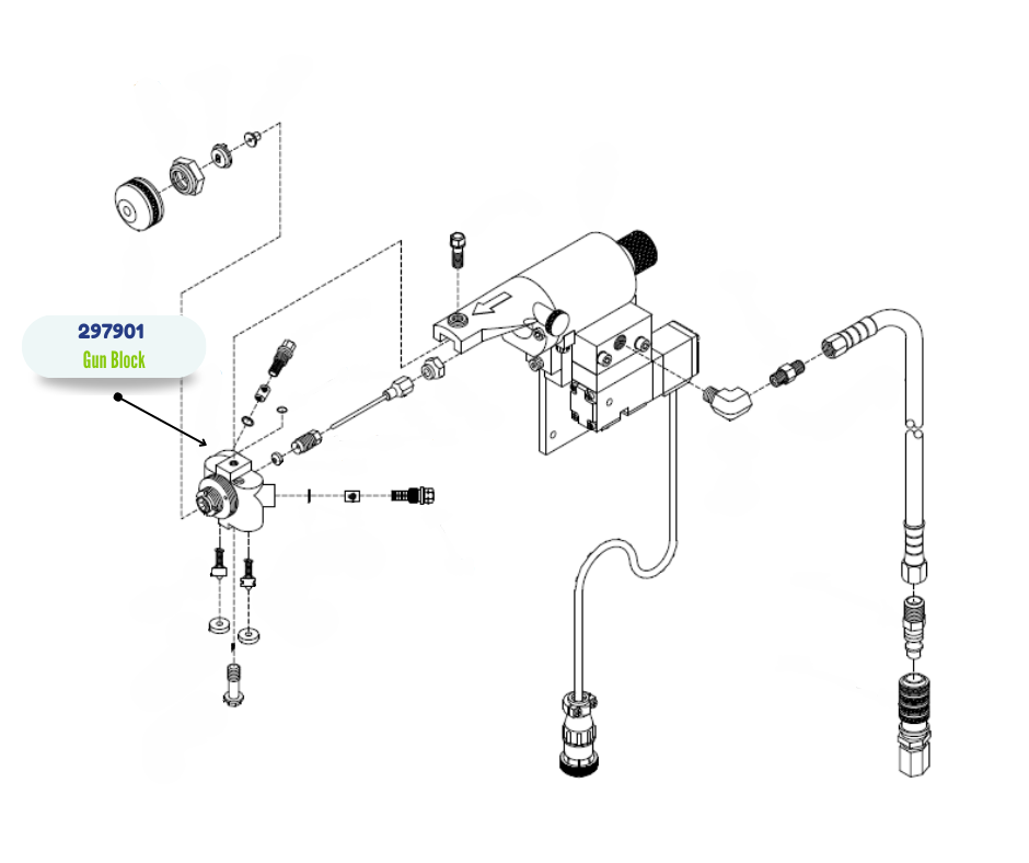GRACO GUN BLOCK KIT (297901)
