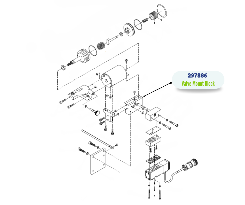 GRACO VALVE MOUNT BLOCK (297886)