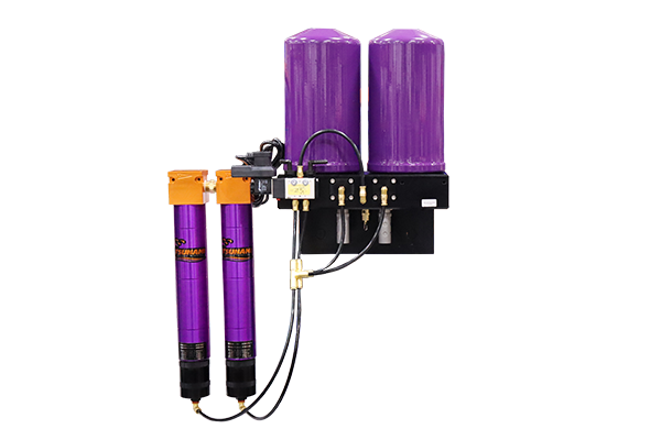 PURE-7MM - 25 CFM (7.5HP) REGENERATIVE DRYER WITH PNEUMATIC DRAINS - 12 VDC - TSUNAMI