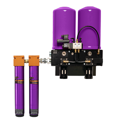PURE-10MM - 40 CFM (10HP) REGENERATIVE DRYER WITH PNEUMATIC DRAINS - 120 VAC -TSUNAMI