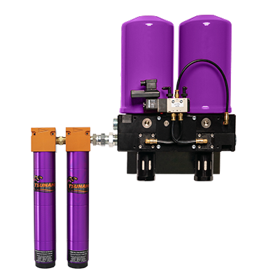 PURE-10MM - 40 CFM (10HP) REGENERATIVE DRYER WITH PNEUMATIC DRAINS - 220 VAC - TSUNAMI