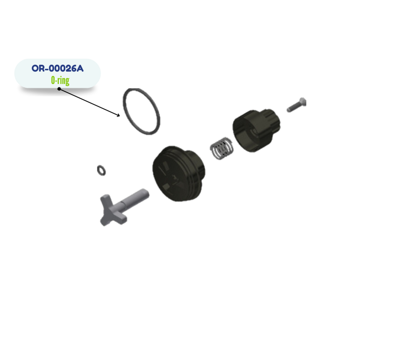 ORING, VITON, 129 (OR00026A)