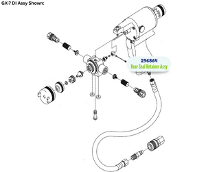 REAR SEAL RETAINER KIT (296864)