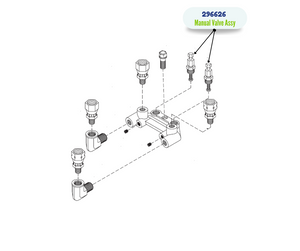 MANUAL VALVE ASSEMBLY2PK KIT (296626)