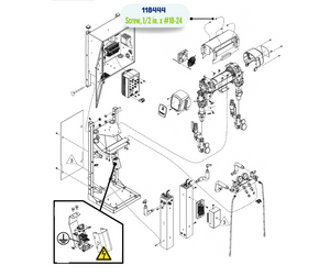 GRACO HEX SLOT MACH SCREW (118444)