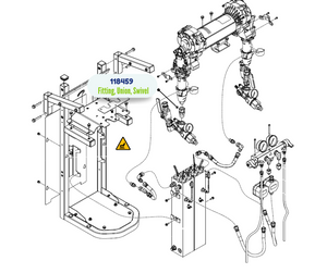GRACO 3/4 SWIVEL UNION FITTING (118459)