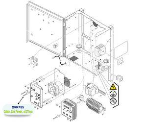 PIGTAIL M12 FEM CAN POWER CABLE (24R735)