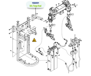 GRACO 3/8 SERRATED FLANGE HD BOLT (132001)