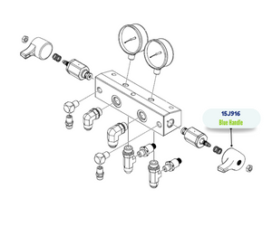 GRACO BLUE HANDLE (15J916)