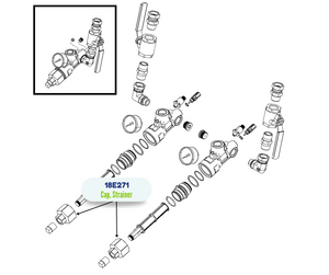 INLET STRAINER CAP KIT (18E271)