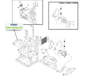 TANK RETAINING BRACKET KIT (17G621)