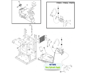 HYDR. SUPPLY HOSE (15T895)