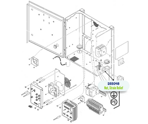 M40 STRAIN RLF NUT KIT (255048)