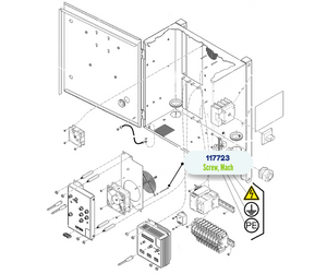 SLOTTED PAN HD MACH SCREW (117723)