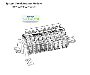 20A 3P BREAKER CIRCUIT KIT (17G724)