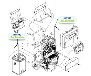 RECIRCULATION TUBE KIT (24T980)