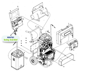 STRAIN RELIEF BUSHING (16W761)