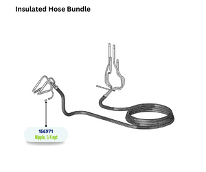 GRACO HOSE FITTING, 1/4 IN X 1/4 IN (156971)