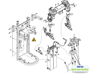 GRACO HIGH PRESS FLOW METER (18E136)