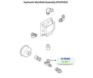 6 JIC 6 ORB "T" (HI05350)
