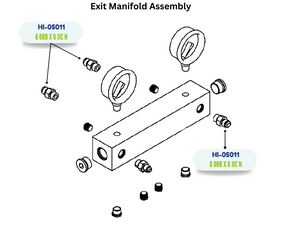 9/1618 ORING X #6 JIC NIPPLE (HI05011)