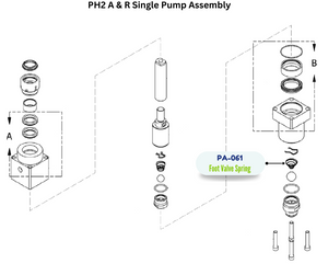 FOOT VALVE SPRING (PA061)