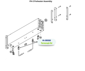 PMC FERRULE & BO THERMOCOUPLE NUT (HI05020)