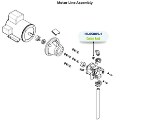 CONTROL KNOB; HYDRAULIC PUMP (HI050041)