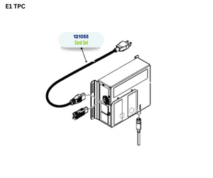 GRACO POWER CABLE; E1 NEMA 515P115V,10A,7.5FT(121055)