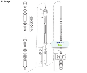 GRACO PUMP FRAME KIT;T1(24K361)